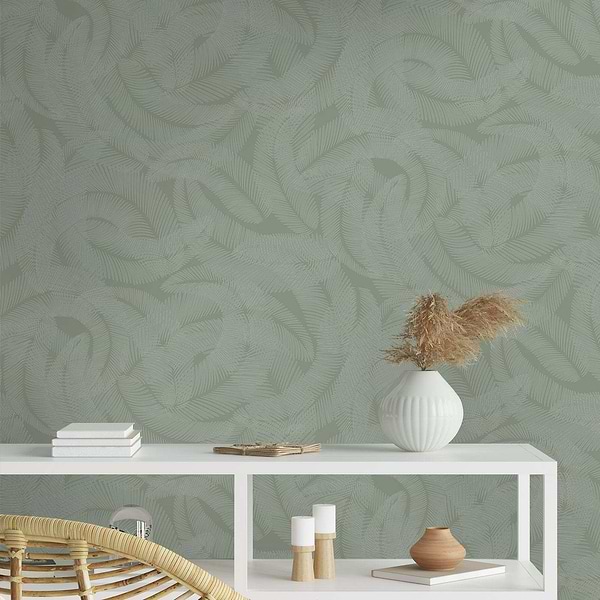 Plumes-behang-Tapete-Isidore Leroy-Selected Wallpapers