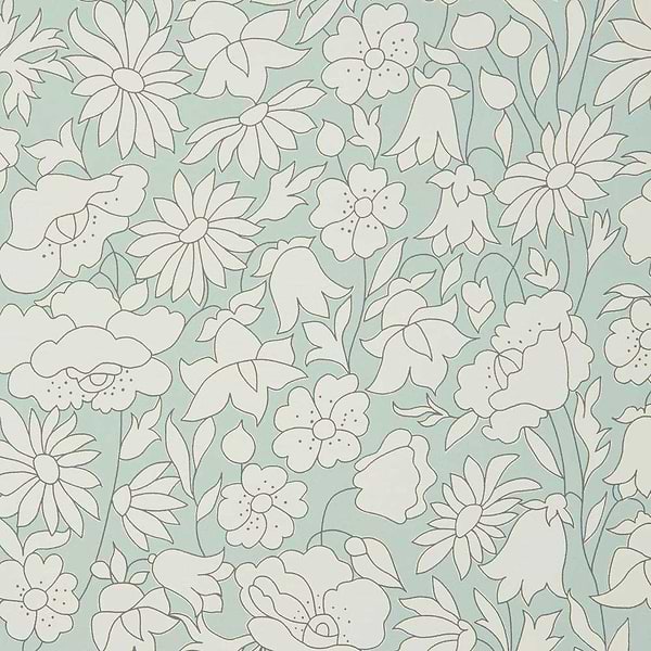 Poppy Meadow-Behang-Tapete-Liberty-Salvia-Rol-07221002F-Selected Wallpapers