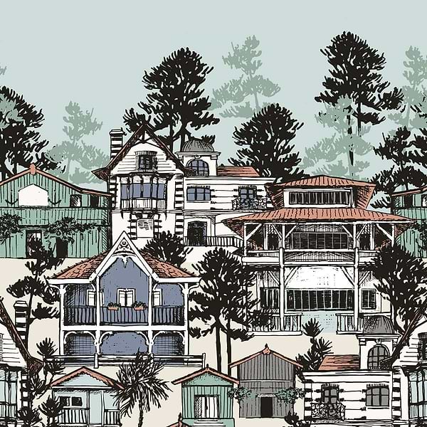 Premiere Ligne-behang-Tapete-Isidore Leroy-Galea-Paneel-06242604-Selected Wallpapers