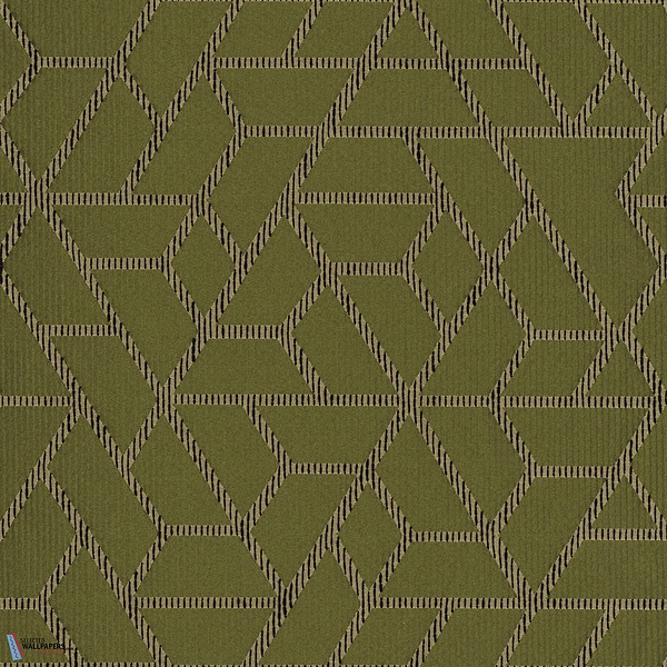 Premiere Loge stof-Fabric-Tapete-Casamance-Olive-Meter (M1)-38620527-Selected Wallpapers