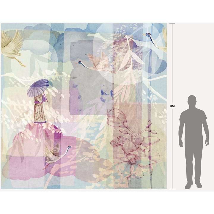 Primavera-behang-Tapete-Inkiostro Bianco-Selected Wallpapers