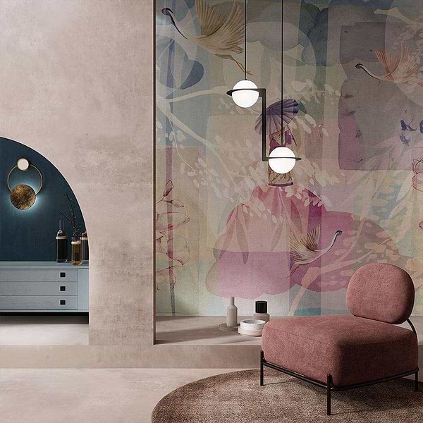 Primavera-behang-Tapete-Inkiostro Bianco-Selected Wallpapers