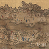 Procession-behang-Iksel-Gouache-225 cm-SC114_CS15-Selected Wallpapers