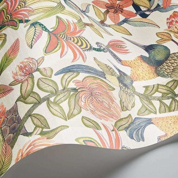 Protea Garden Silk-Behang-Tapete-Cole & Son-Selected Wallpapers