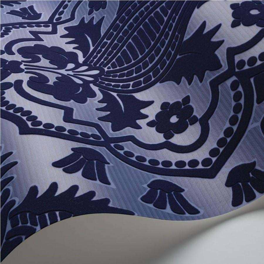 Pugin Palace Flock-behang-Tapete-Cole & Son-Selected Wallpapers