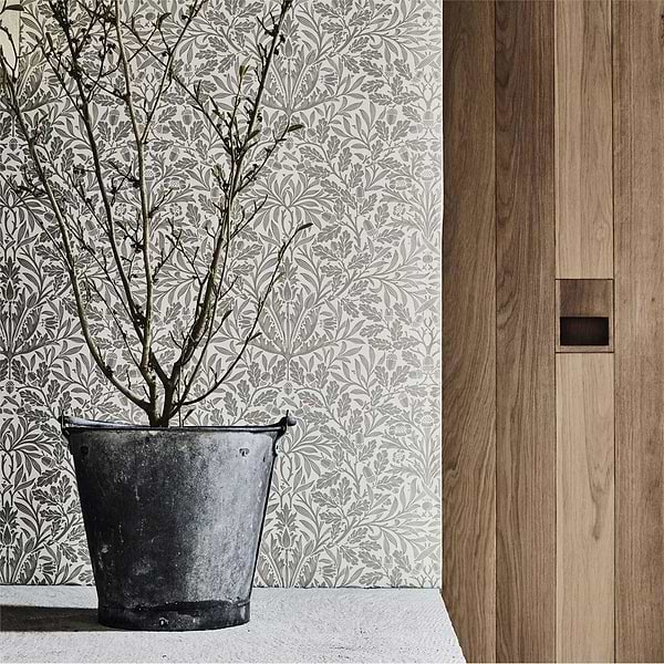 Pure Acorn-behang-Tapete-Morris & Co-Selected Wallpapers