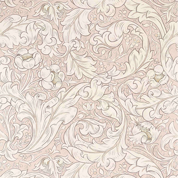 Pure Bachelor's Button-behang-Tapete-Morris & Co-Sea Pink-Rol-216553-Selected Wallpapers