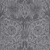 Pure Honeysuckle & Tulip-behang-Tapete-Morris & Co-Black Ink-Rol-216523-Selected Wallpapers