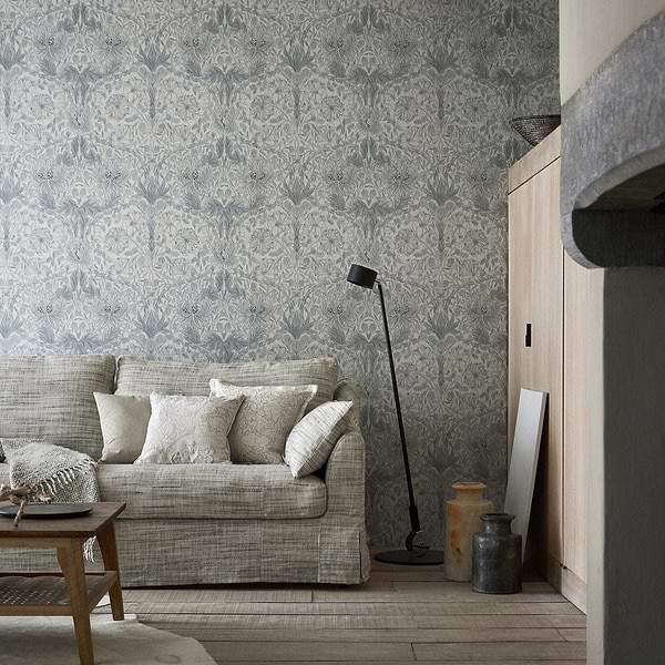Pure Honeysuckle & Tulip-behang-Tapete-Morris & Co-Selected Wallpapers