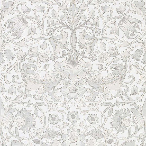 Pure Lodden-behang-Tapete-Morris & Co-Chalk/Eggschell-Rol-216030-Selected Wallpapers