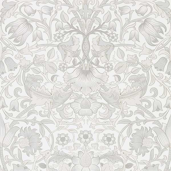 Pure Lodden-behang-Tapete-Morris & Co-Chalk/Eggschell-Rol-216030-Selected Wallpapers