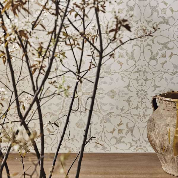 Pure Net Ceiling-behang-Tapete-Morris & Co-Selected Wallpapers