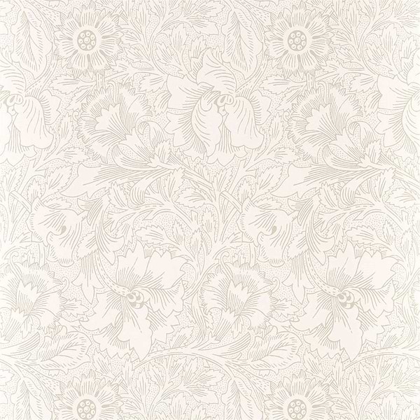 Pure Poppy-behang-Tapete-Morris & Co-Ecru/Stone-Rol-216034-Selected Wallpapers