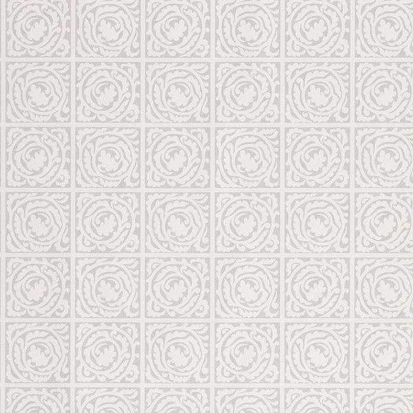 Pure Scroll-behang-Tapete-Morris & Co-Lightish Grey-Rol-216544-Selected Wallpapers