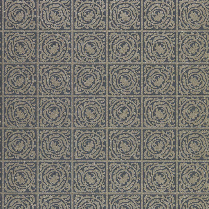Pure Scroll-behang-Tapete-Morris & Co-Black Ink-Rol-216547-Selected Wallpapers