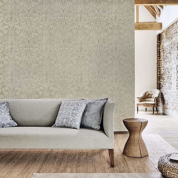 Pure Sunflower-behang-Tapete-Morris & Co-Selected Wallpapers