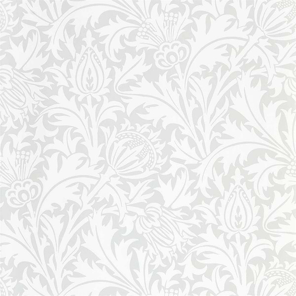 Pure Thistle-behang-Tapete-Morris & Co-Grey Blue-Rol-216550-Selected Wallpapers