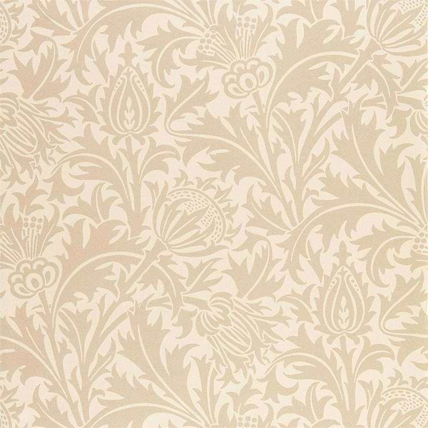 Pure Thistle-behang-Tapete-Morris & Co-Linen-Rol-216552-Selected Wallpapers