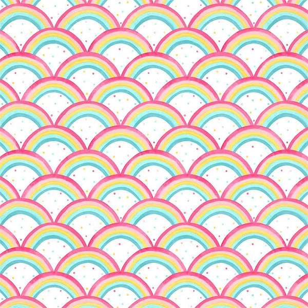 Rainbow Brights-wallpaper-Harlequin-Cherry / Blossom-Roll-112645-Selected Wallpapers