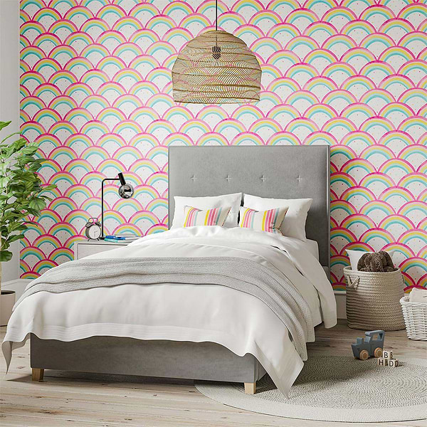 Rainbow Brights-wallpaper-Harlequin-Selected Wallpapers