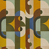 Reciproque stof-Fabric-Tapete-Casamance-Multico Olive-Meter (M1)-42890552-Selected Wallpapers