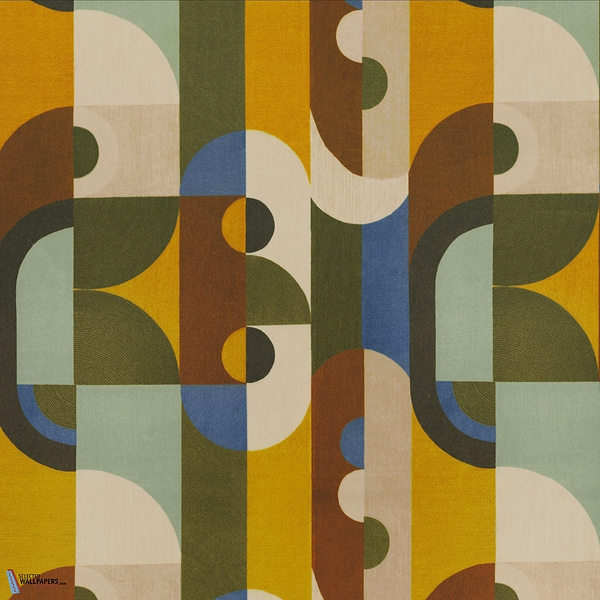 Reciproque stof-Fabric-Tapete-Casamance-Multico Olive-Meter (M1)-42890552-Selected Wallpapers