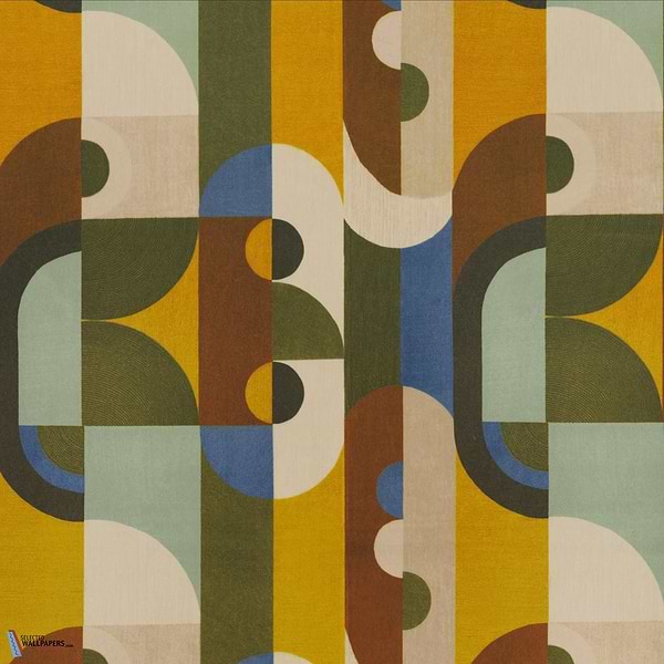 Reciproque stof-Fabric-Tapete-Casamance-Multico Olive-Meter (M1)-42890552-Selected Wallpapers