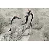 Red Crest-behang-Tapete-Les Dominotiers-Selected Wallpapers