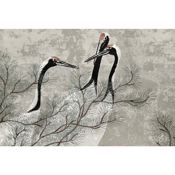 Red Crest-behang-Tapete-Les Dominotiers-Selected Wallpapers