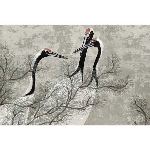 Red Crest-behang-Tapete-Les Dominotiers-Selected Wallpapers