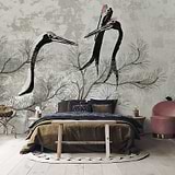 Red Crest-behang-Tapete-Les Dominotiers-Selected Wallpapers