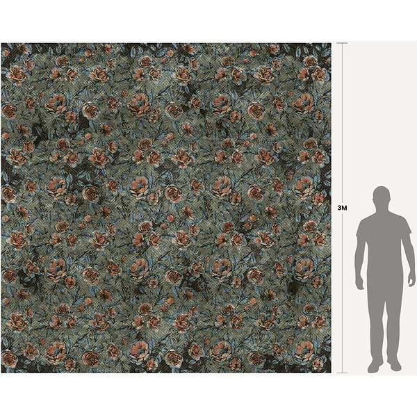 Redrose-behang-Tapete-Inkiostro Bianco-Selected Wallpapers