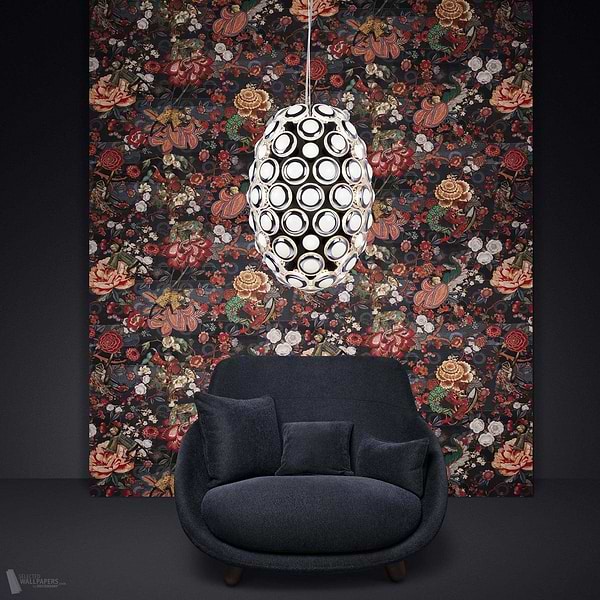 Rendezvous Tokyo Blue-behang-Tapete-Moooi-Selected Wallpapers