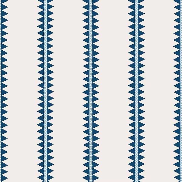 Reno Stripe-Behang-Tapete-Thibaut-Navy-Rol-T13244-Selected Wallpapers