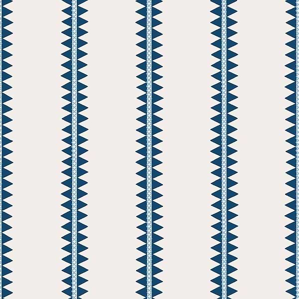 Reno Stripe-Behang-Tapete-Thibaut-Navy-Rol-T13244-Selected Wallpapers