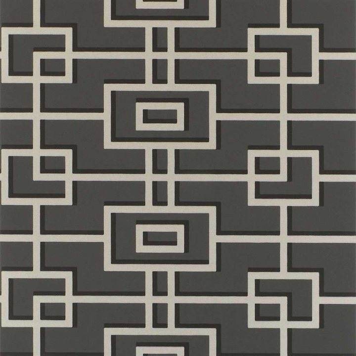 Rheinsberg-behang-Tapete-Designers Guild-Noir-Rol-P533/05-Selected Wallpapers
