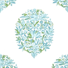 Ridgefield-Behang-Tapete-Thibaut-Green and Spa-Rol-T14323-Selected Wallpapers
