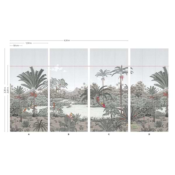 Riviere des Parfums Panels-Behang-Tapete-Isidore Leroy-Selected Wallpapers