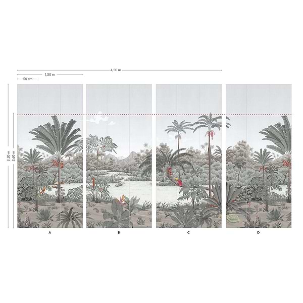 Riviere des Parfums Panels-Behang-Tapete-Isidore Leroy-Selected Wallpapers