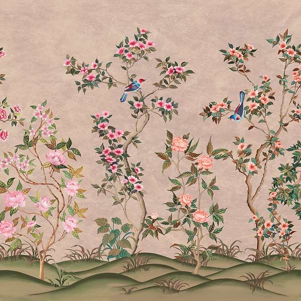 Romance-Tapete-Presence-Pink Plaster-Silk Vinyl-PS101/03-Selected Wallpapers