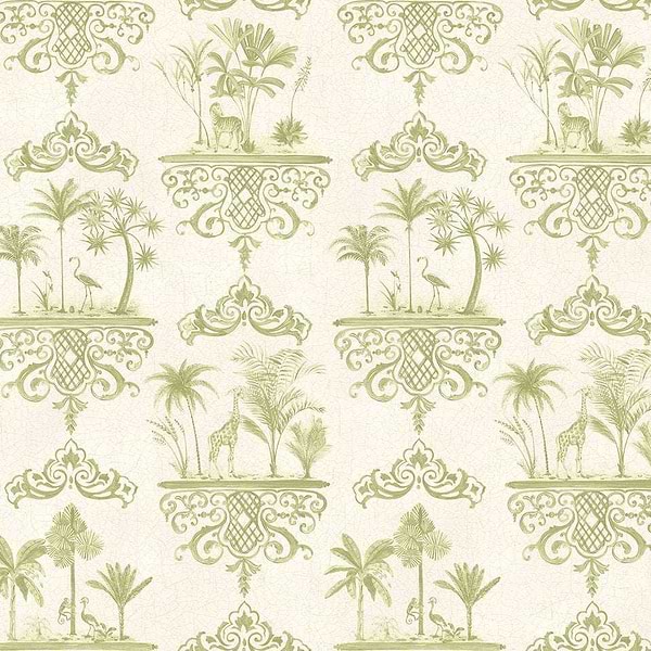 Rousseau-Behang-Tapete-Cole & Son-Old Olive-Rol-99/9040-Selected Wallpapers