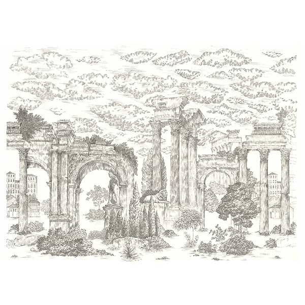 Ruins Textile-Behang-Tapete-Coordonne-Selected Wallpapers