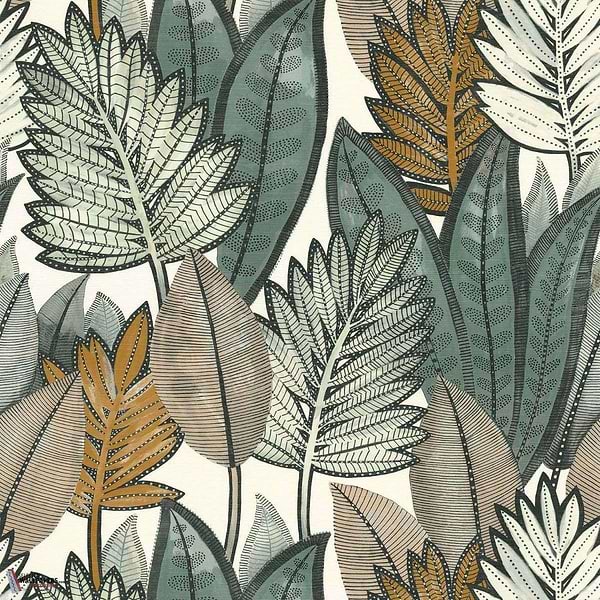 Sabal-Behang-Tapete-Casamance-Blanc/Celadon-Rol-74680672-Selected Wallpapers