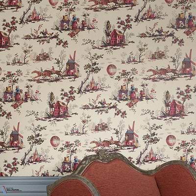 Scene de Campagne-wallpaper-Braquenie-Selected Wallpapers