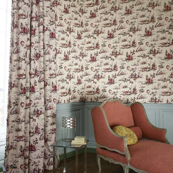 Scene de Campagne-wallpaper-Braquenie-Selected Wallpapers