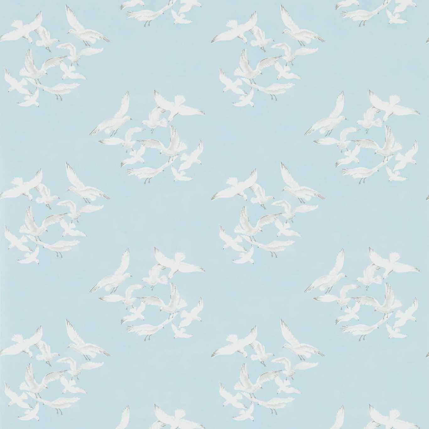 Seagulls-behang-Tapete-Sanderson-Blue-Rol-214585-Selected Wallpapers