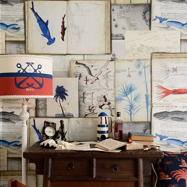 Seaman's Journal-behang-Tapete-Mind the Gap-Selected Wallpapers