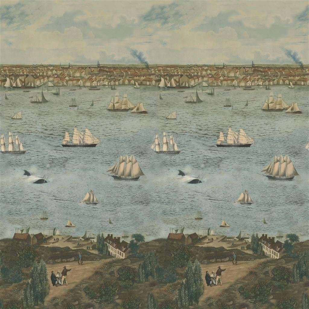 Seaport Ocean-behang-Tapete-Designers Guild-Ocean-Set-PJD6009 / 01-Selected Wallpapers