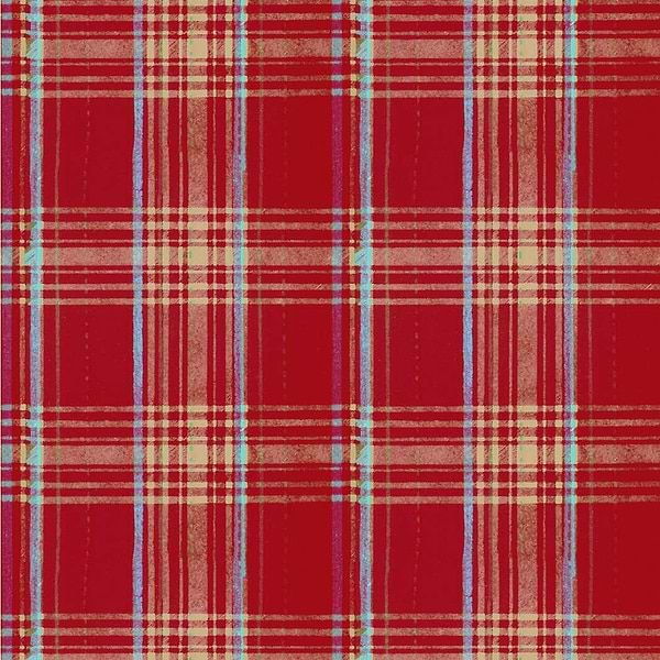 Seaport Plaid-behang-Tapete-Mind the Gap-Red-Rol-WP30066-Selected Wallpapers