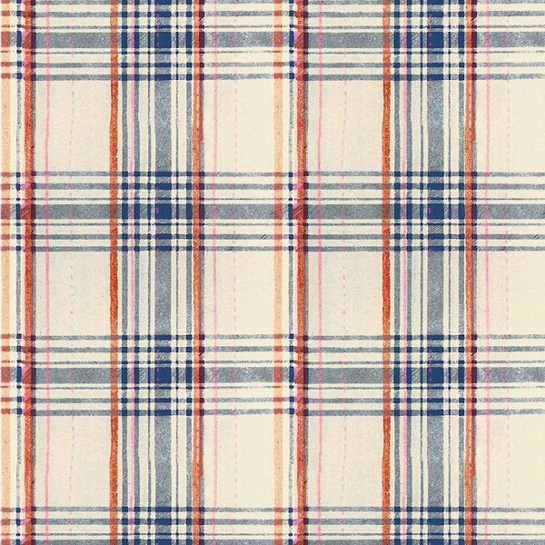 Seaport Plaid-behang-Tapete-Mind the Gap-Cream-Rol-WP30068-Selected Wallpapers